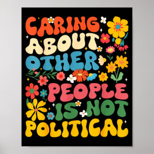 Poster Cuidar das Outras Pessoas Não é Vintage Político