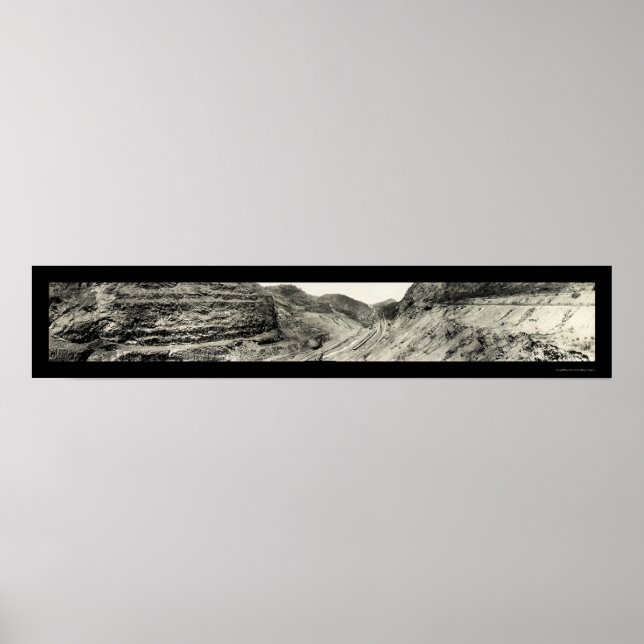 Pôster Culebra Cut Panama Photo 1913 (Frente)