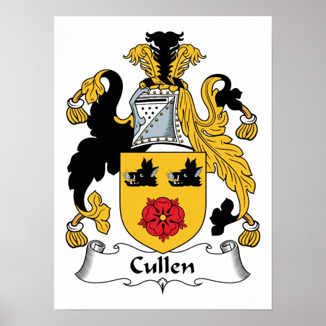 Pôster Cullen Family Crest (Frente)