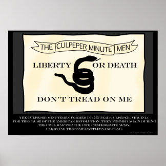 Pôster Culpeper Minutemen Flag