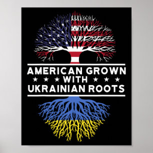 Poster Cultivada Americano Com Raízes Ucranianas - Ucrâni