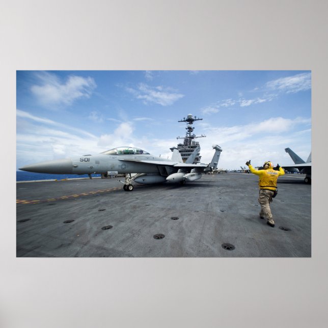 Poster Cultivador EA-18G (Frente)