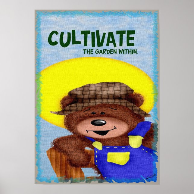 Poster Cultivar O Jardim Dentro (Frente)