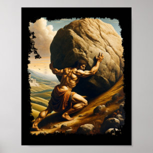 Poster Cultura de Academia Sísifo Fisiculturismo Arte Cli
