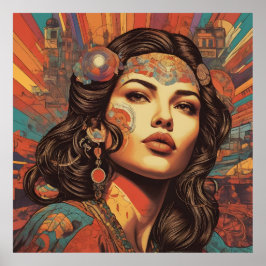 Poster Cultura de Pop vibrante