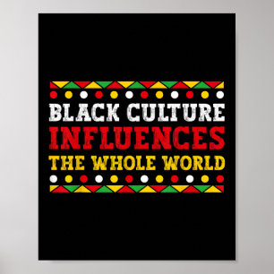 Poster Cultura Negra Influencia Todo O Mundo Negra Seu