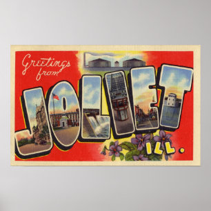 Pôster Cumprimentos de Joliet Illinois