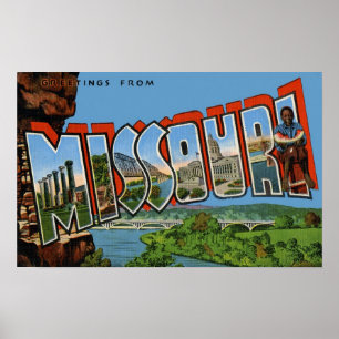 Poster Cumprimentos de Missouri