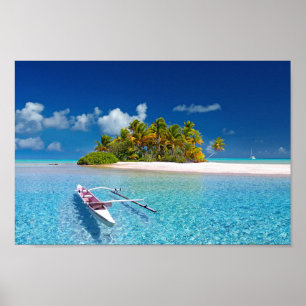 Poster Cumprimentos de Tahiti