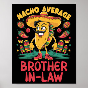 Poster Cunhado Médio Nacho Correspondência Mexicana Cinc