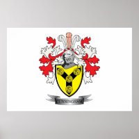 Cunningham Family Crest Casaco de Armas