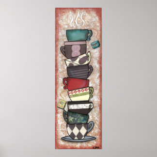 Poster Cupapaloza - Mugs De Café, Copas De Chá - Arte Ori