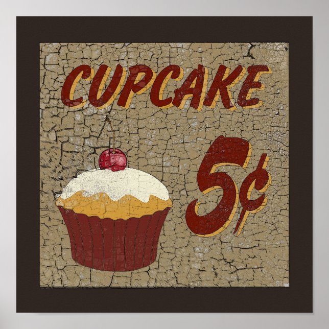 Poster Cupcake (Frente)