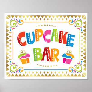 Poster CUPCAKE - BAR - Sinal do Partido Fiesta