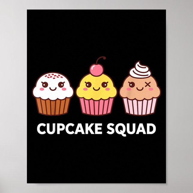 Poster Cupcake Costume For Men Women Girl Baking Cupcake  (Frente)