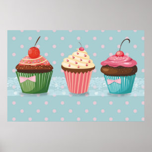 Poster Cupcake doce