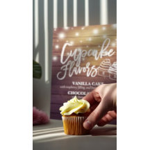Cupcake Flavors Sinal de casamento Casal Mason Jar