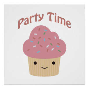 Pôster Cupcake TIme de terceiros