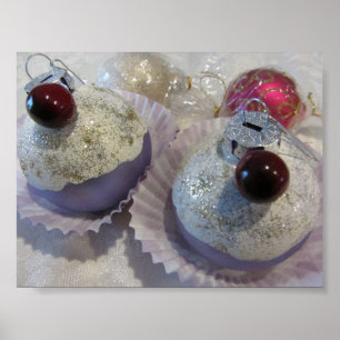 Poster Cupcakes de Natal decadentes