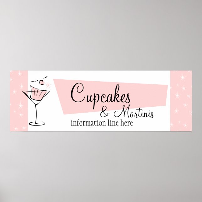 Poster Cupcakes e Martinis! (Frente)