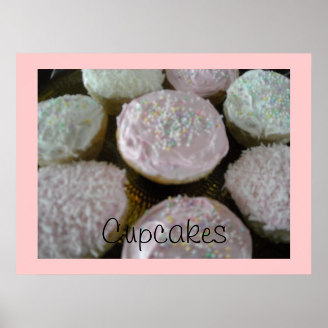 Poster Cupcakes Para Todos (Frente)