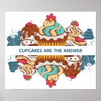 Cupcakes são a resposta Engraçada