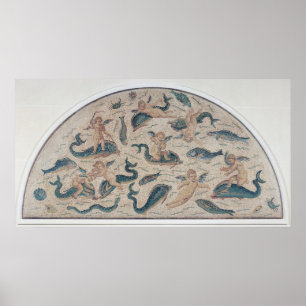 Poster Cupídeos, golfinhos e Sealife do Utique