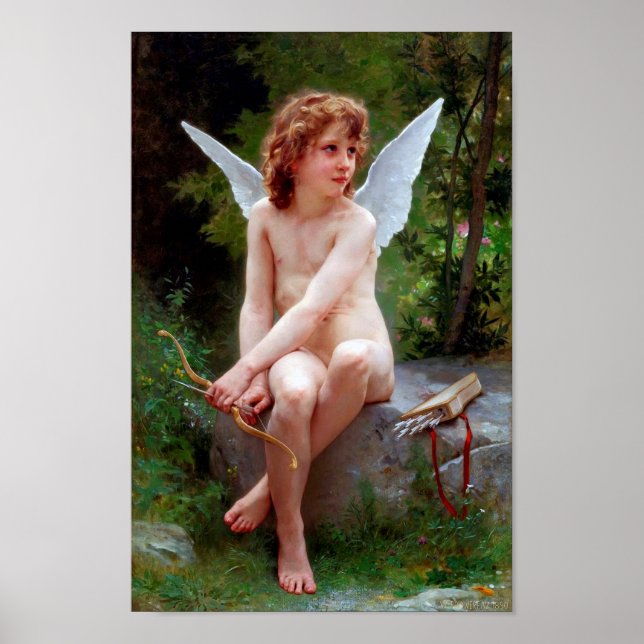 Poster Cupido, Bouguereau (Frente)