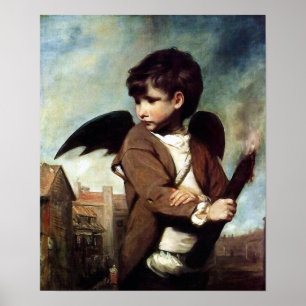 Pôster Cupido como um menino da relação