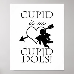 Pôster Cupido É Como Cupido NAMORADOS