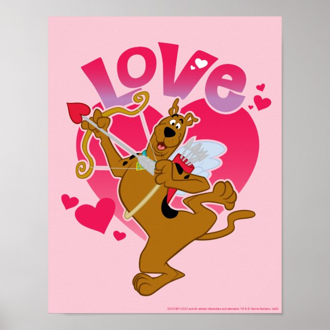 Poster Cupido Scooby-Doo - Amor (Frente)
