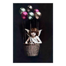Pôster Cupido Vintage