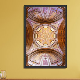 Poster Cúpula barroca da Igreja de Santo António de Lisbo