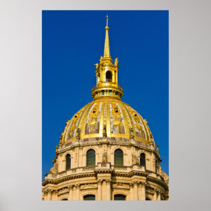 Poster Cúpula da Capela Dourada, Paris, França