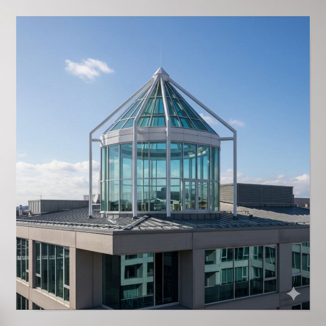 Poster Cúpula de Arquitetura Moderna (Frente)