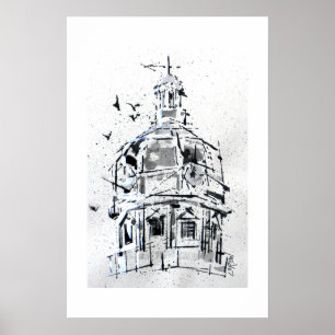 Poster Cúpula do Tribunal do Condado de York / Artista La