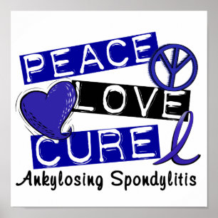 Poster Cura do amor da paz que Ankylosing Spondylitis
