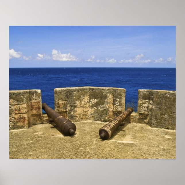 Pôster Curacao. Fort Beekenburg Caracas Bay. (Frente)