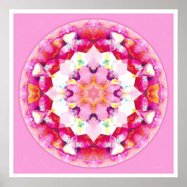 Pôster Curando Mandala 9 (Frente)
