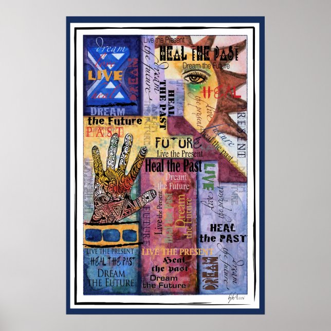 Pôster Curar ao Vivo e Sonho (Frente)