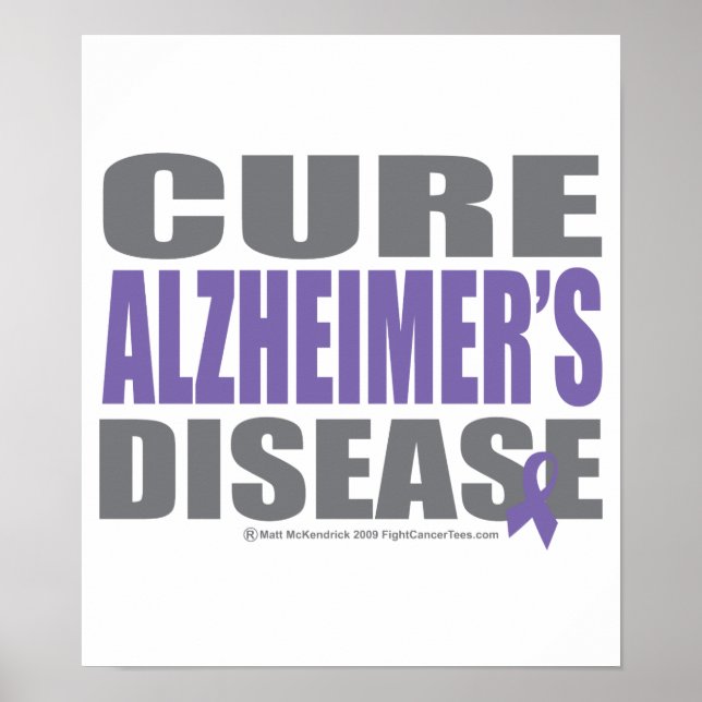 Poster Cure Alzheimers (Frente)