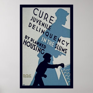 Poster Cure Juvenile Delinquence