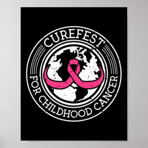 Poster Curefest Para o Mundo Fita 2 do Cancro Infantil