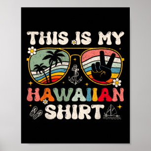 Poster Curioso Este É O Meu Par Tropical De Luau Havaiano