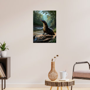 Poster Curioso Platypus do Riverbank