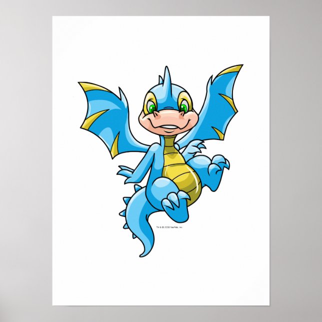 Pôster Curious blue Scorchio (Frente)