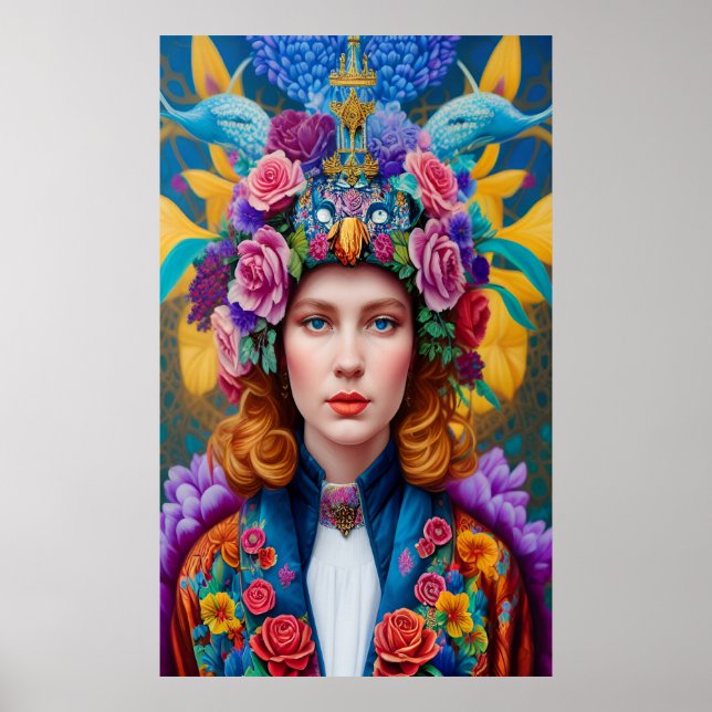 Poster Curly hair princess  (Frente)