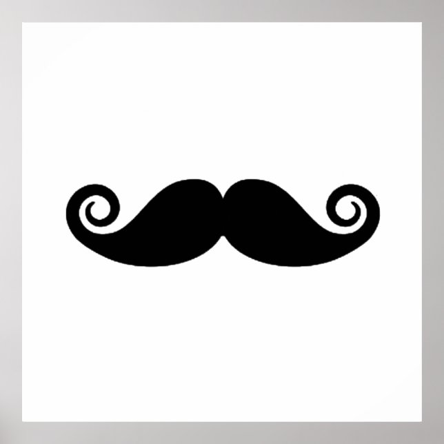 Poster Curly Mustache (Frente)