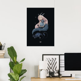 Poster CURLY WAVES GOAT de Alexandra Dikaia
