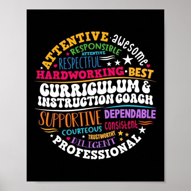 Poster Curriculum And Instruction Coach Appreciation Week (Frente)